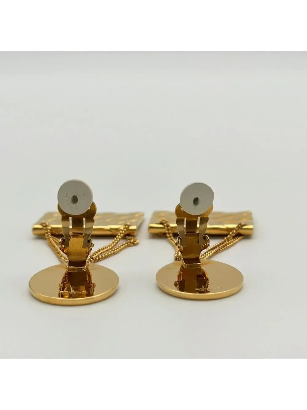 Chanel Cc Logo Clip-On Earrings Metal #357900C98B